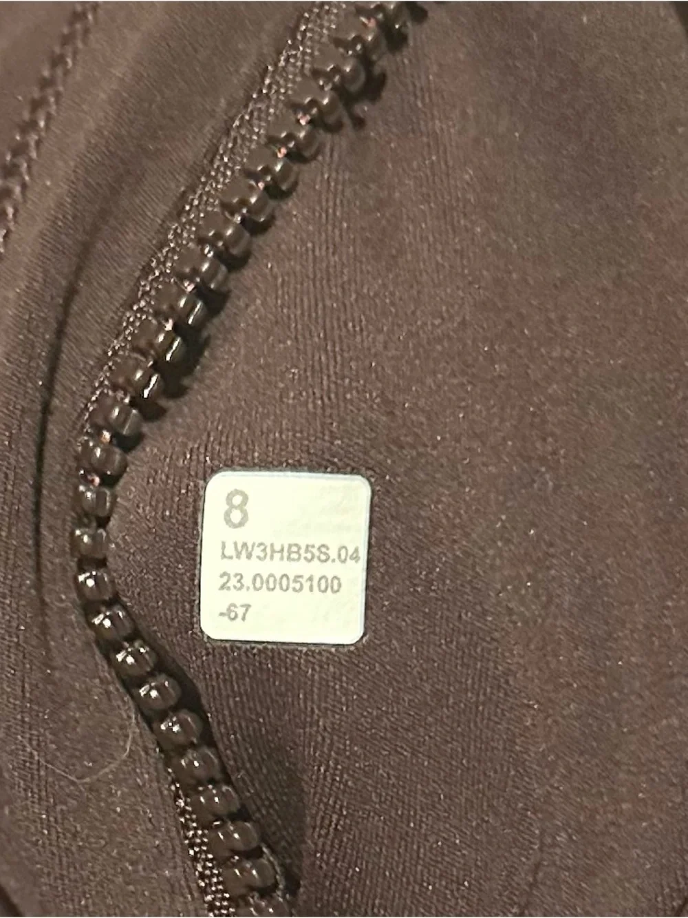 Lululemon Espresso Cropped Nulu Define Size 8